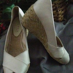 NWOT Ralph Lauren slip on wedge